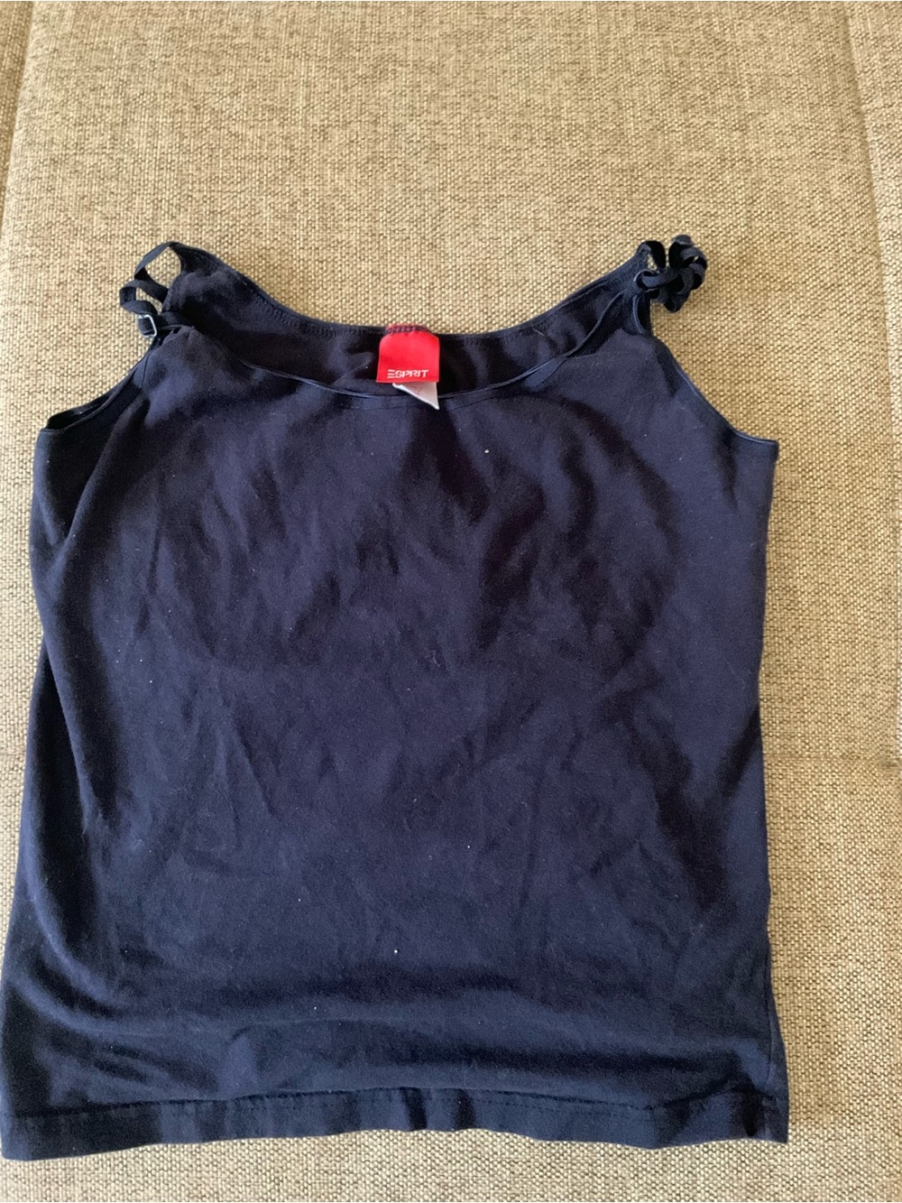 Esprit Navy Knotted Strap Camisole